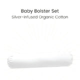 Tuya Silver Ion Infused Organic Cotton Baby Bolster Set (61cmx22cm)
