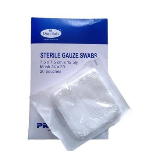 DuraSafe Sterile Gauze Swabs 12 Ply