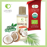 Lifetree Organic Premium Coconut Oil (Mild Scent)