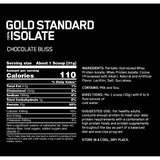 Optimum Nutrition Gold Standard 100% Isolate Chocolate Bliss Powder