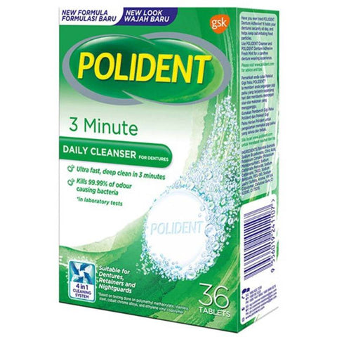Polident Daily Cleanser Tablet