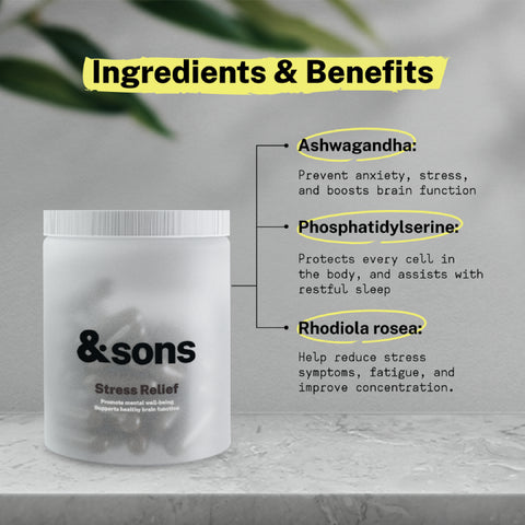 AndSons Stress Relief Supplement Capsule